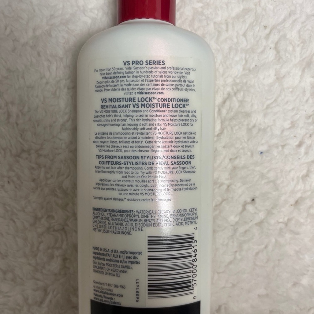 Vidal Sassoon Pro Series VS Moisture Lock Conditioner 12 oz Discontinued New